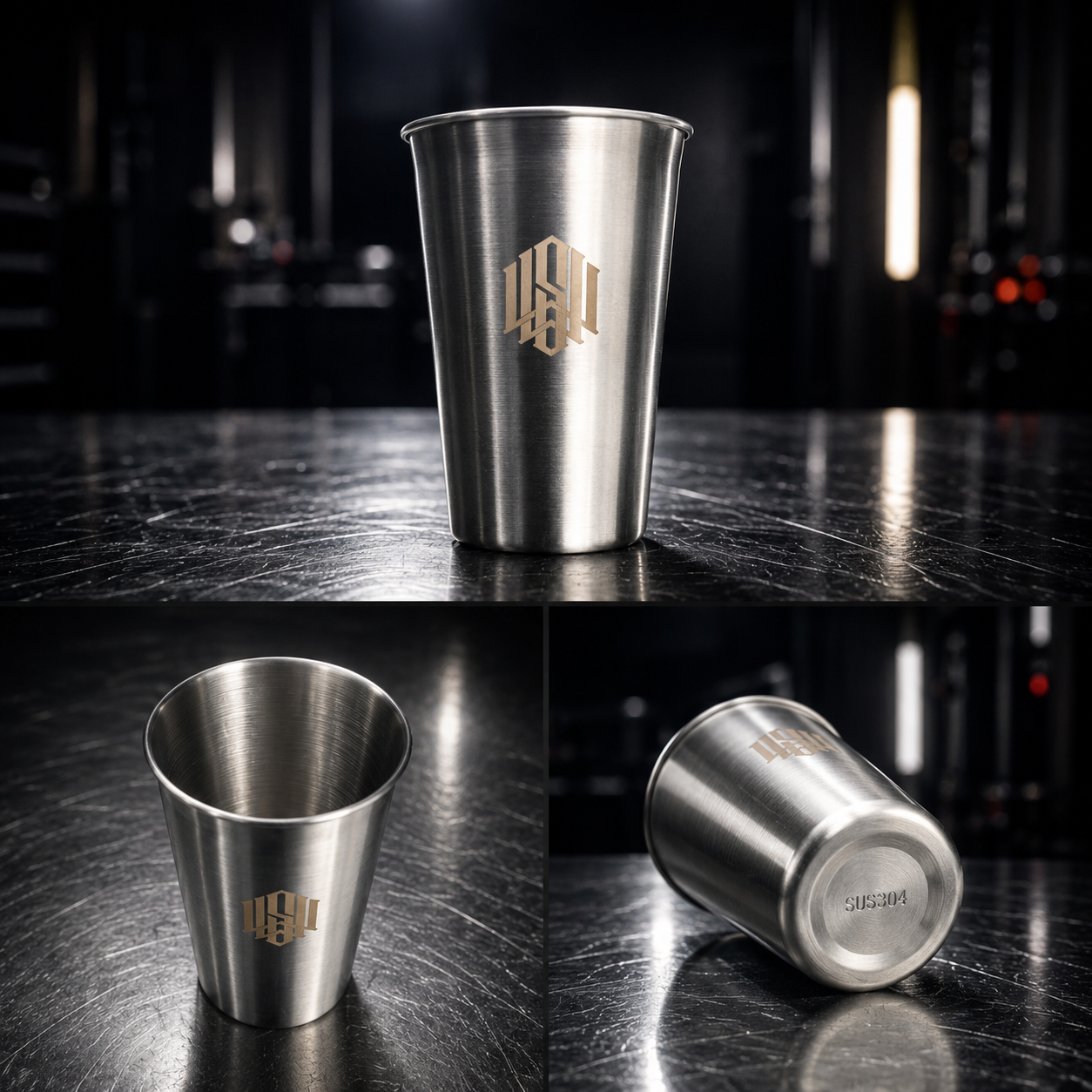 Edelstahl Wickedcups Becher