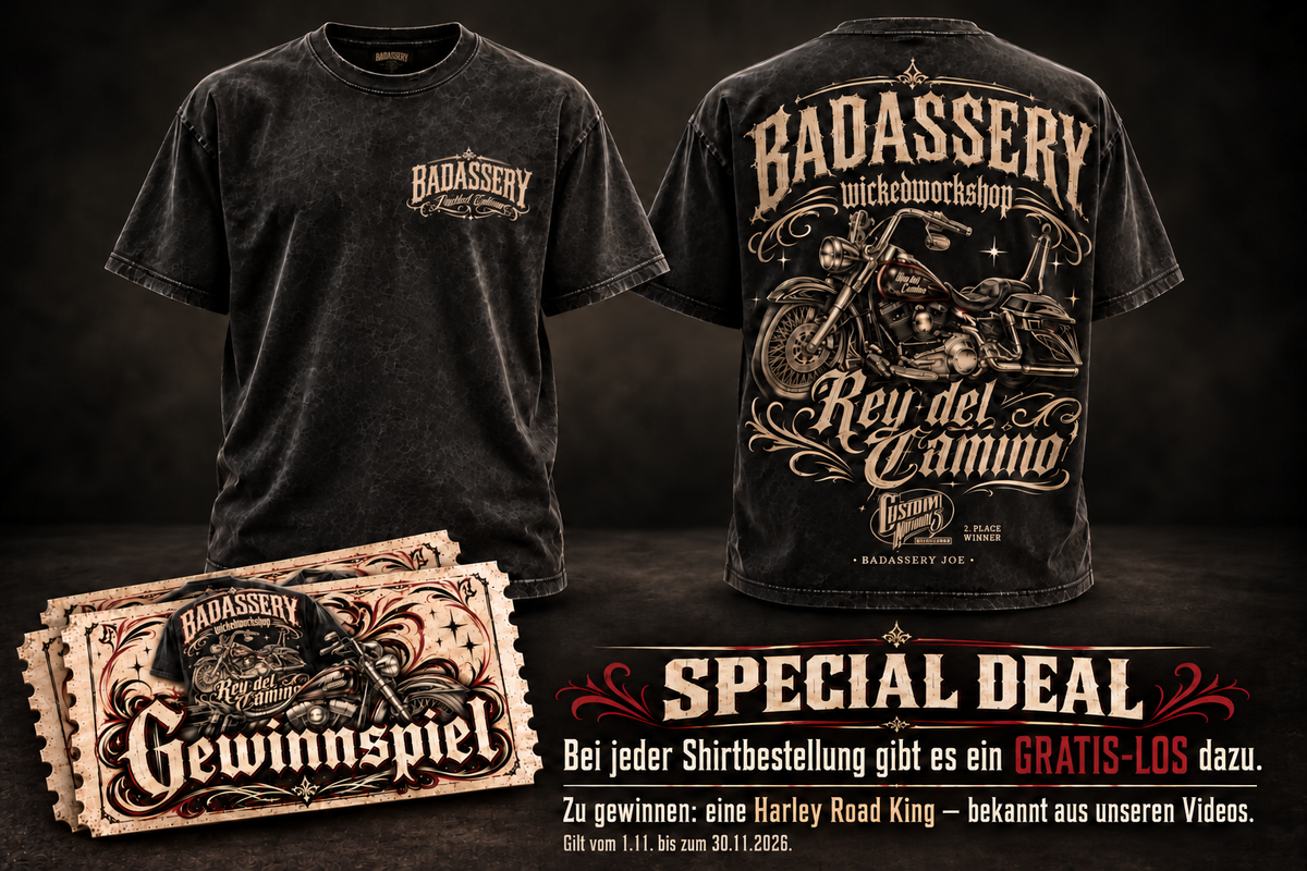 Gewinnspielaktion Rey Del Camino Oversized Tee Acid Washed Unisex
